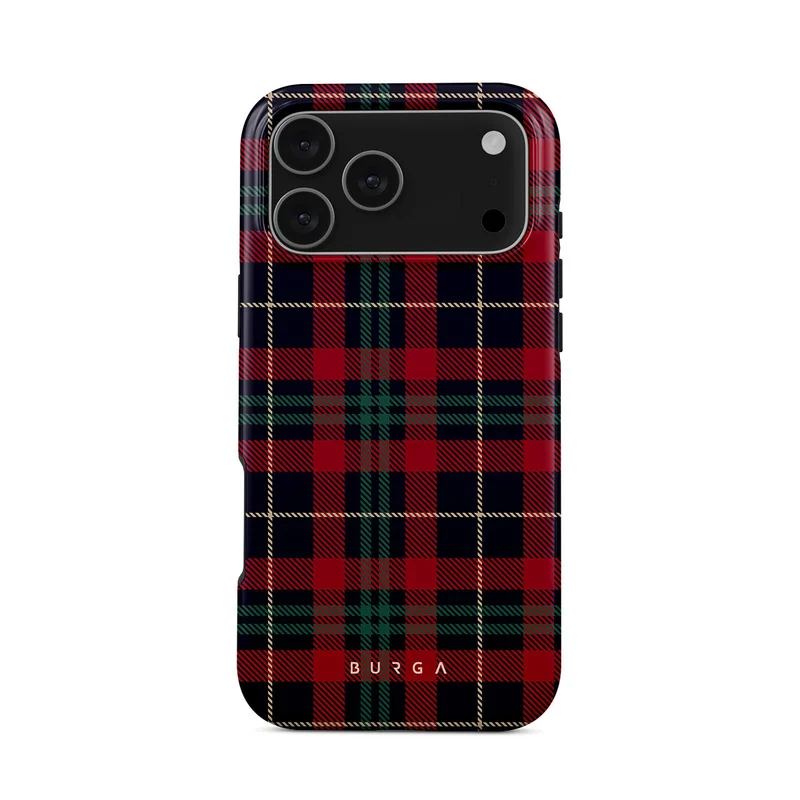 بورجا جراب فاخر مقاوم للطقس لهاتف iPhone 17 Pro Max، متوافق مع هيكل صلب مزدوج الطبقات هجين + حماية من السيليكون - غطاء محمول مقاوم للخدش والصدمات