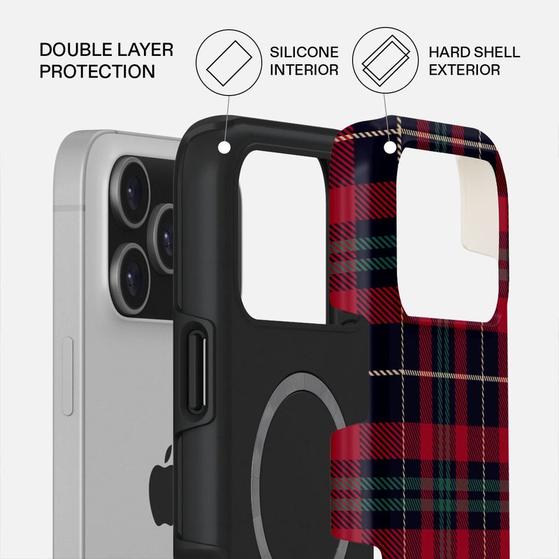 BURGA iPhone 17 Pro Max Sweater Weather Premium Case Compatible with Hybrid Dual-Layer Hard Shell + Silicone Protection - Scratch-Resistant Shockproof Mobile Cover - Image 2