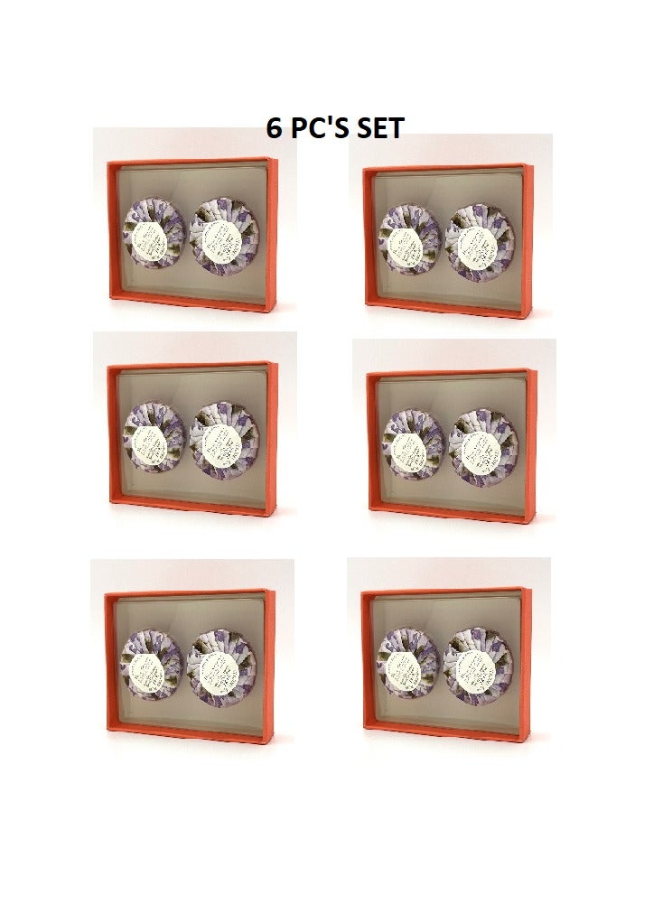 Lolita Lempicka L de  Lolitha Lempicka women perfume soap set 6 pc's 300gm ( each pc has 2 x 25gm ) - Image 1