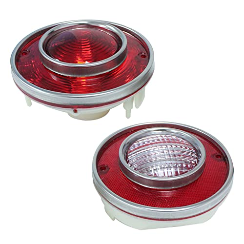 1409KMT Corvette C3 Tail Light - 4PCS Red Tail Lights & Backup Lights Set Compatible With 1975-1979 Corvette C3 - Image 3
