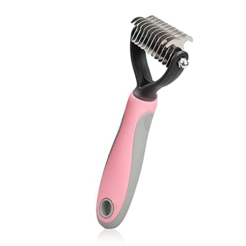 MATSON Pets Fur Knot Cutter Professional Grooming Hair Removing Brush for Dogs and Cats, De-matting Comb with 2 Sided Professional Grooming Rake - Image 3