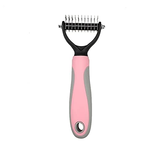 MATSON Pets Fur Knot Cutter Professional Grooming Hair Removing Brush for Dogs and Cats, De-matting Comb with 2 Sided Professional Grooming Rake - Image 1