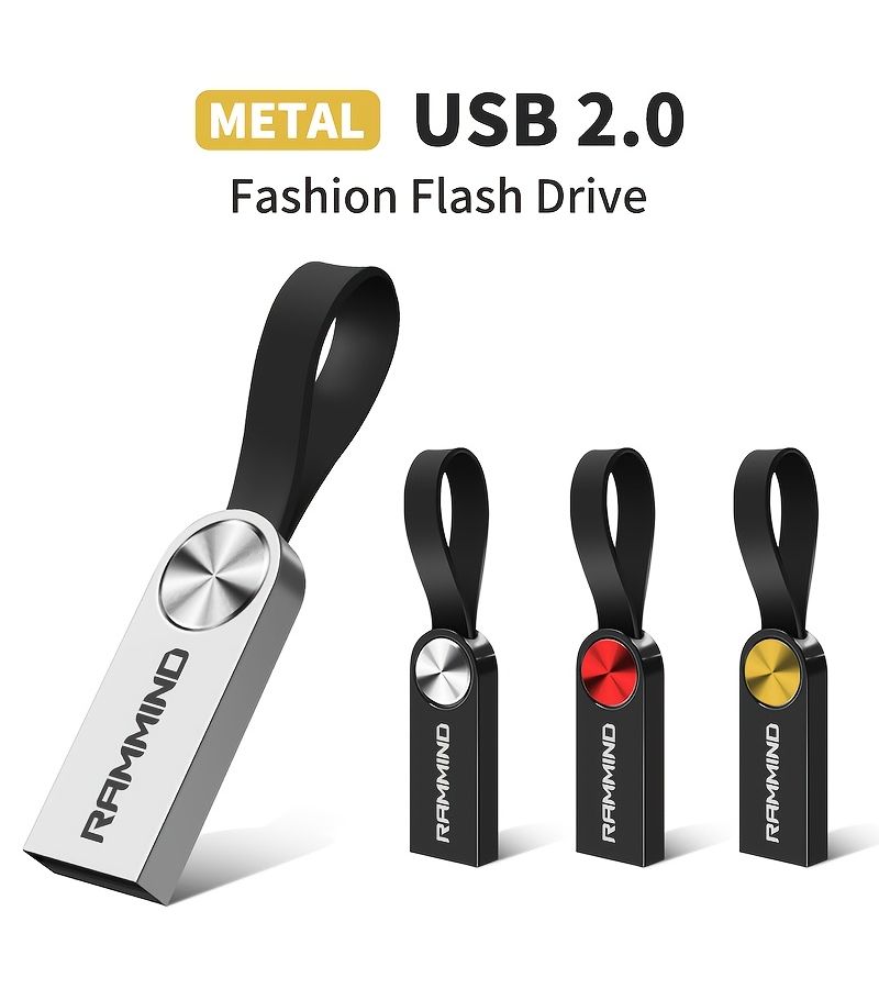 Thumb Sized USB 2.0 Flash Drive High Speed 32GB Capacity For PC Laptop Tablet Mobile Phone Car Audio Game Console Safely Store Your Document Photo TXy Black Silvery - Image 1