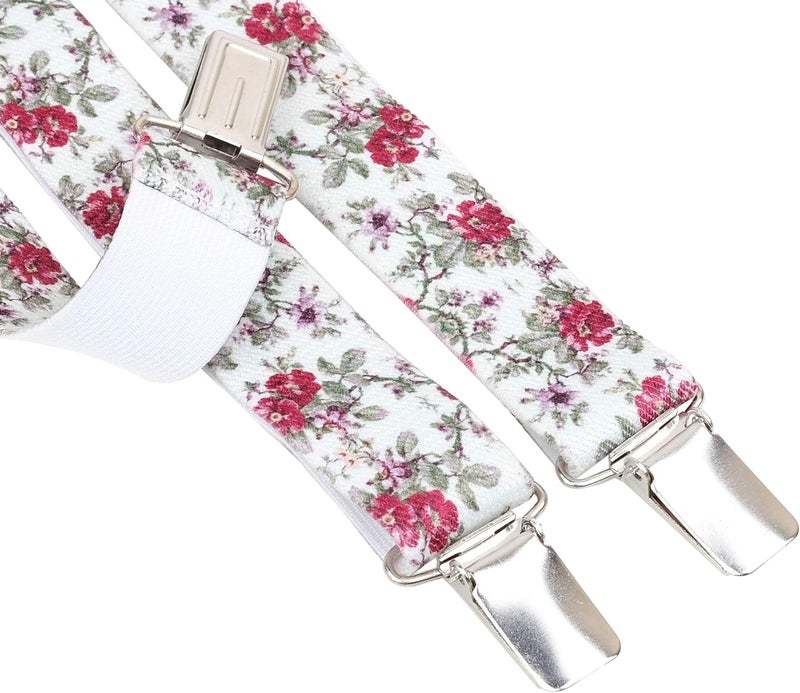 Action Ward Store Womens Suspenders – Y Back Style – 1" Width - Comfortably Adjustable Elastic Straps and Metal Clips - Image 3