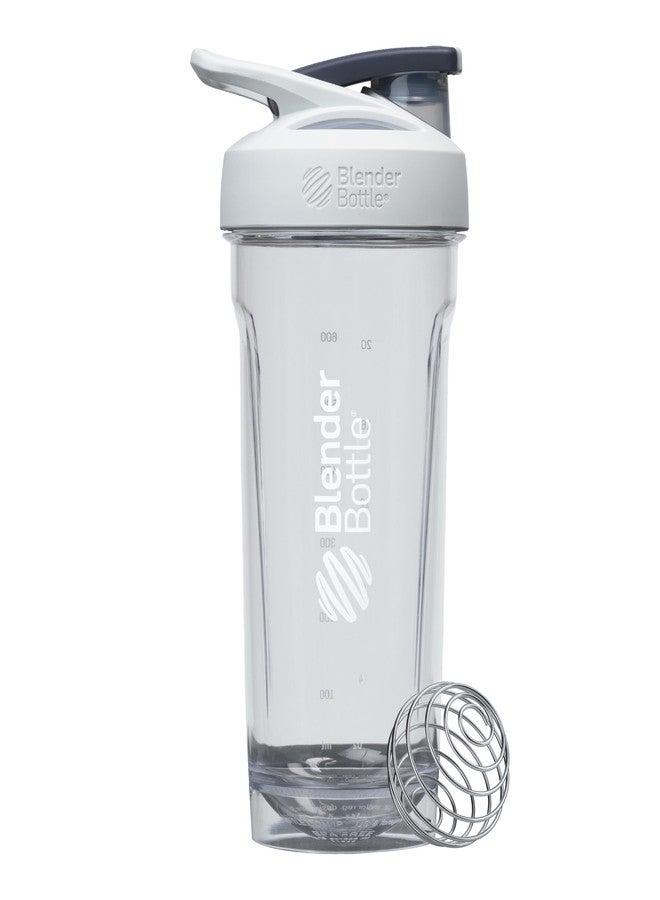 BlenderBottle Sport Tritan Shaker Bottle with Locking Lid, 28-Ounce, Grey - Image 1