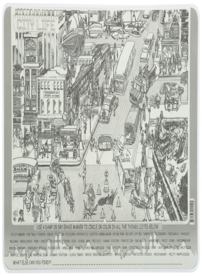 Painless Learning City Life Placemat, Large - Image 2