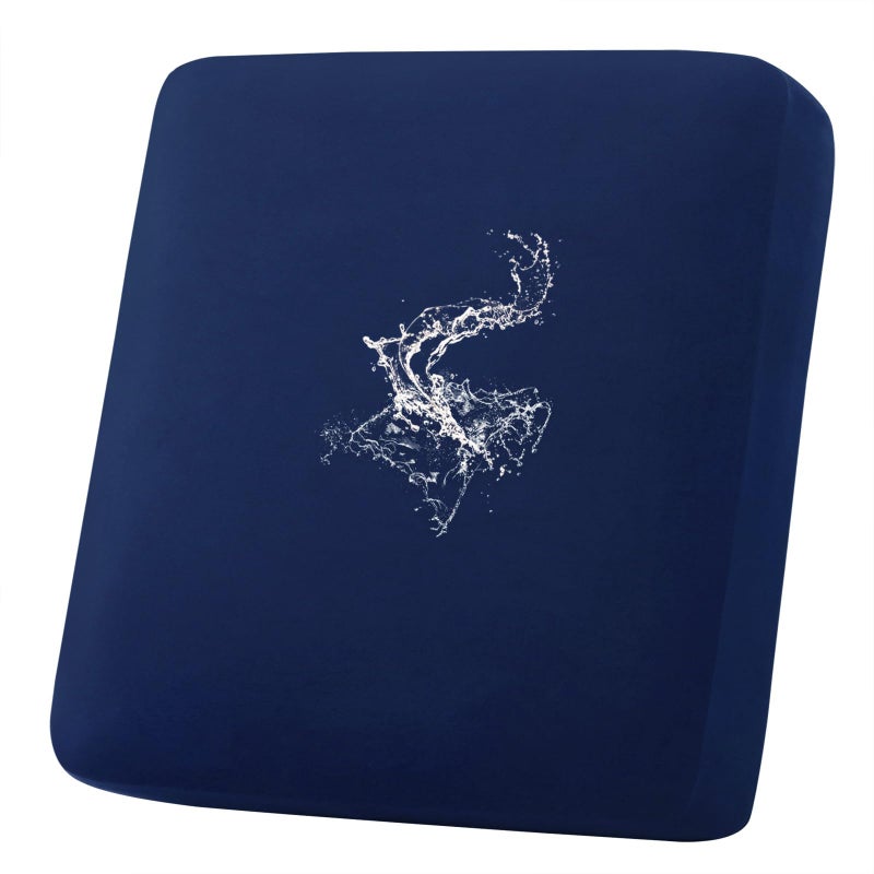 hyha hyha Waterproof Couch Cushion Covers Stretch Sofa Couch Seat Slipcover for Dog Washable NonSlip Waterproof Outdoor Cushion Covers for Patio Furniture Replacement 1 Piece for Large Navy 