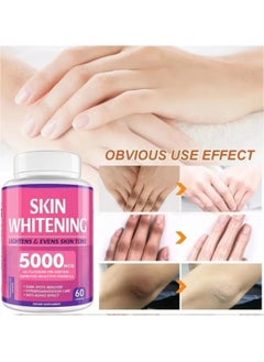 SKIN WHITENING Glutathione Skin Brightening Capsules - 60 Capsules, 5000mg | Antioxidant-Rich Formula for Radiant, Even Skin Tone  - Image 4
