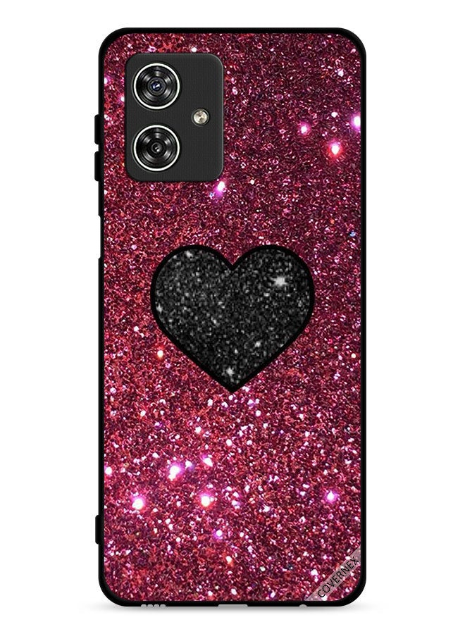 Covernex Motorola Moto G54 5G Protective Case Cover Heart In Glitters - Image 1