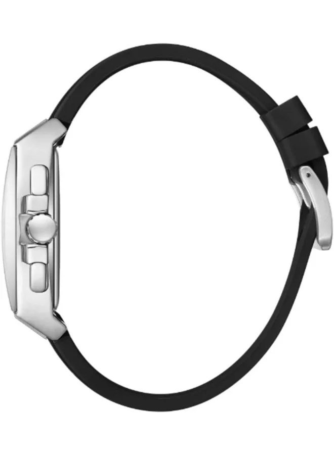 Lee Cooper Black LEE COOPER LC08081.351 Men Multi Function Display Watch & Silicone Strap Black  | Best Price UAE