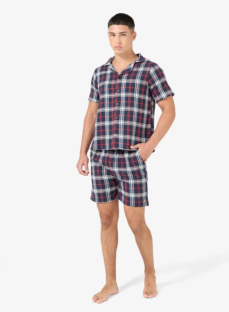 Nightwear Shirt & Shorts Set