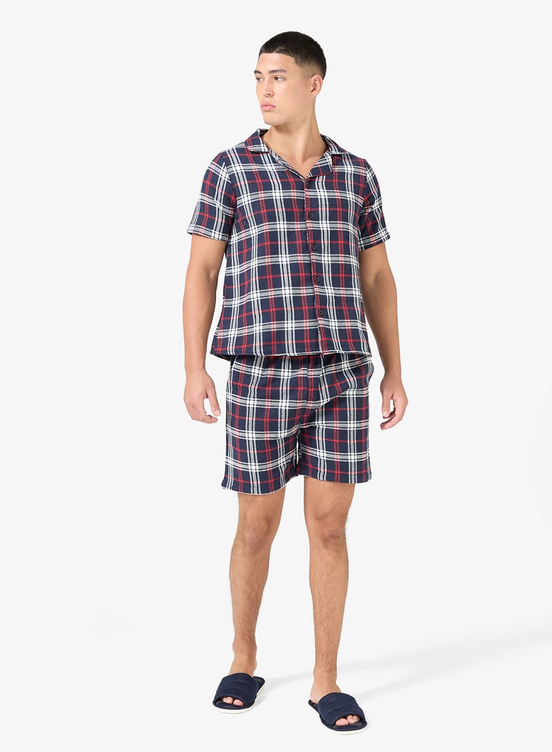 Seventy Five Nightwear Shirt & Shorts Set - Image 5
