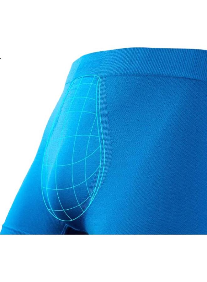 UTO Men'S Quick Dry Antibacterial Breathable Outdoor Boxer Briefs 2-Pack Lake Blue+Navy Blue 4Xl - Image 1