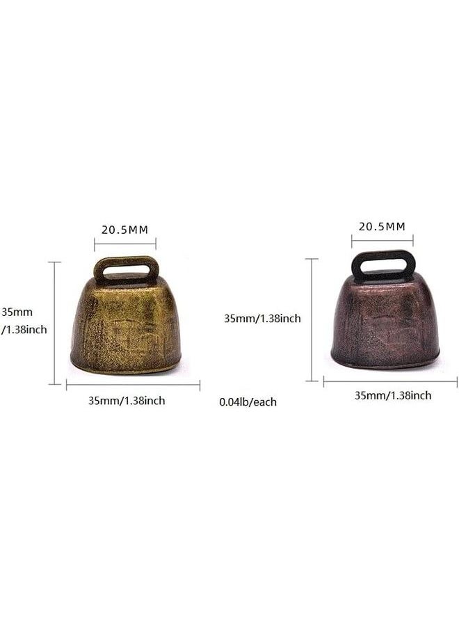 yongsheng 4 Pack Anti-Lost Bells Animal Bells, Grazing Metal Pet Bells, Sound Dissipator, Call Bells for Cattle, Horses and Sheep  - Image 4