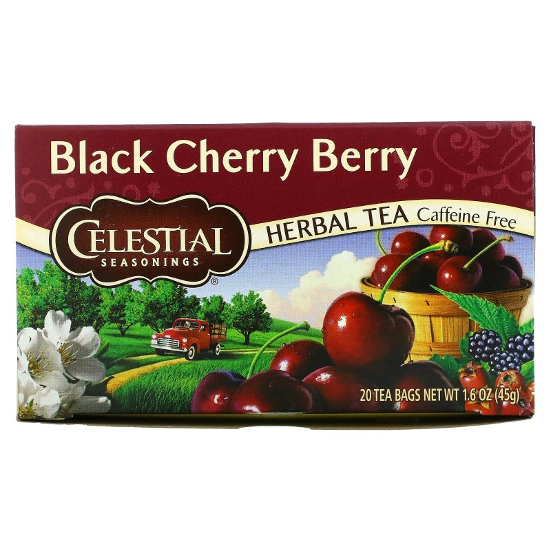 Celestial Seasonings Black Cherry Berry Tea Bags, 20 Count (Pack of 2) - Image 2