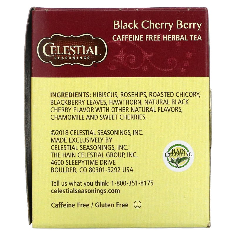 Celestial Seasonings Black Cherry Berry Tea Bags, 20 Count (Pack of 2) - Image 4