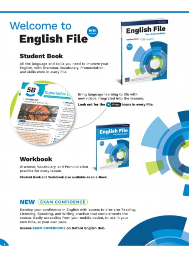 Oxford English File- Fifth edition of the English file teaching and methodological kit - - Pre_Intermediate_Students_Book - Image 2