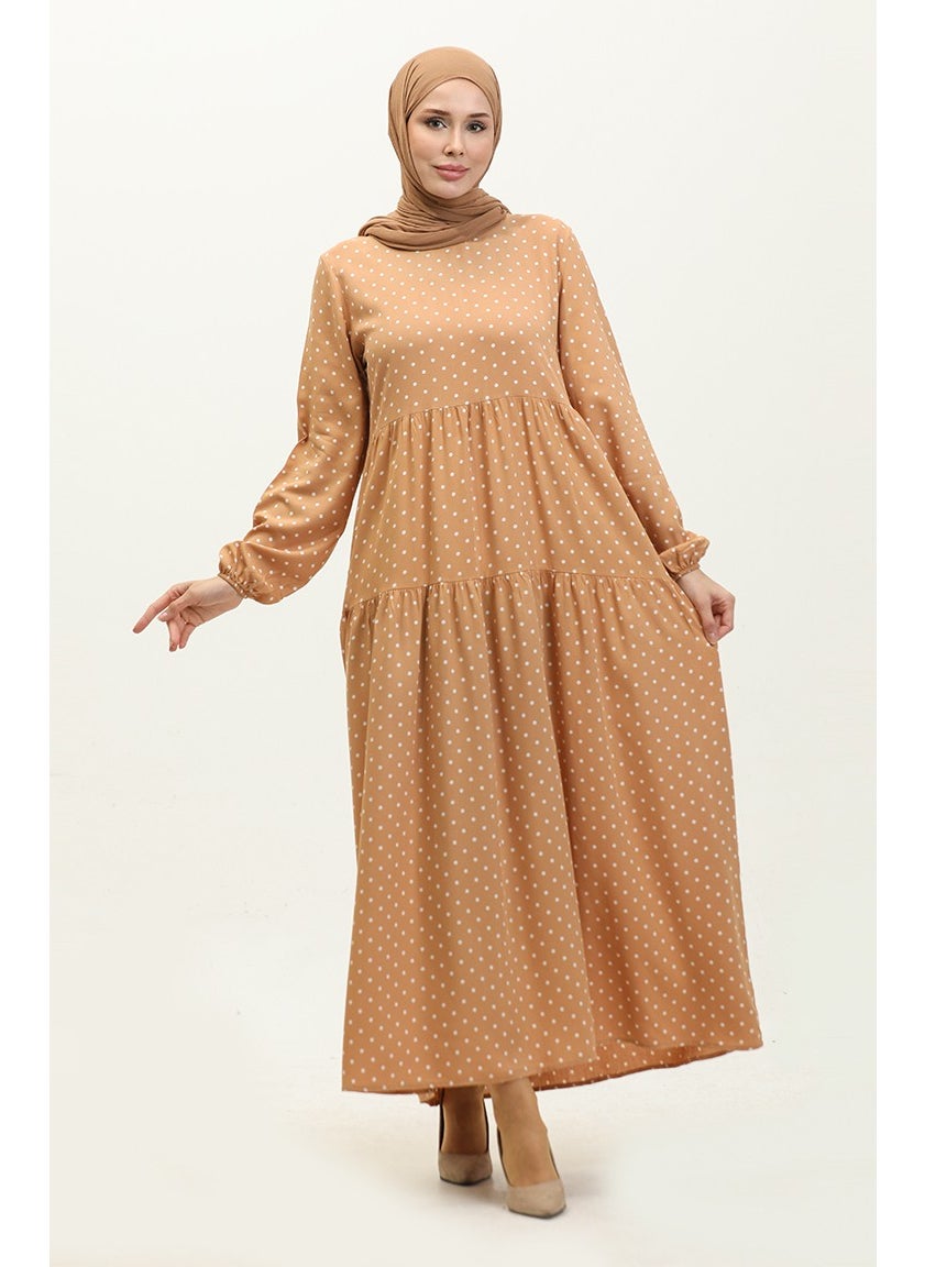 Polka Dot Dress 1997-02 Mustard Cream - pzsku/ZB5241F5599470E6F8938Z/45/_/1738786523/28ba0e8c-777e-427b-be41-152c62ffa4f7