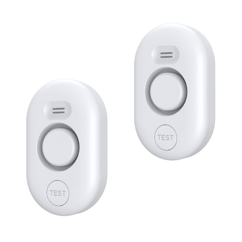 METAK Water Leak Detector Sensor Alarm Home Water Flooding Monitor Smart Sink Overflow Monitoring Adjustable Wet Moisture Alert Pipe Leakage Drip Detection Warning for Basement Floor 2 Sensor - Image 2