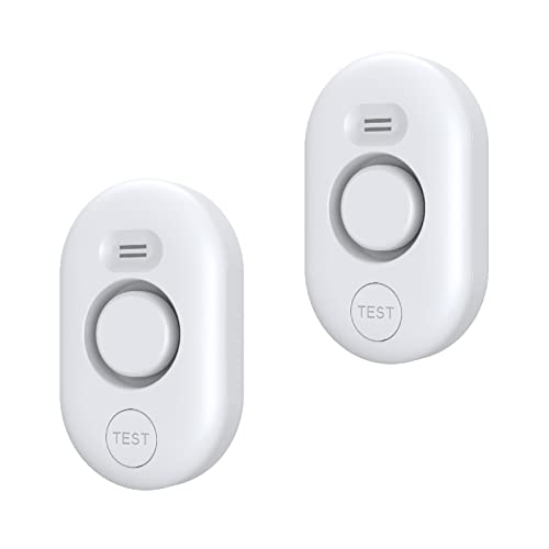 METAK Water Leak Detector Sensor Alarm Home Water Flooding Monitor Smart Sink Overflow Monitoring Adjustable Wet Moisture Alert Pipe Leakage Drip Detection Warning for Basement Floor 2 Sensor - Image 1
