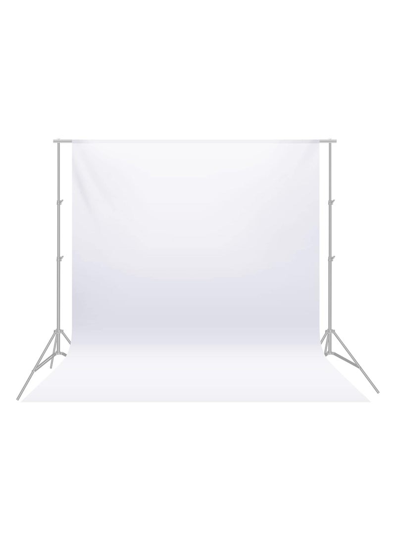 Neewer 6x9 feet/1.8x2.8 meters Photo Studio 100 Percent Pure Muslin Collapsible Backdrop Background for Photography, Video and Television (Background Only) - White white - Image 1