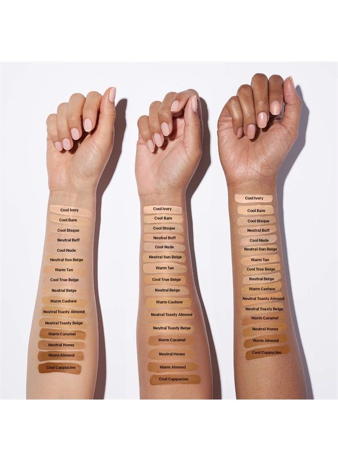 Almay Skin Perfecting Comfort Matte Foundation, Hypoallergenic, Cruelty Free, -Fragrance Free, Dermatologist Tested Liquid Makeup, Cool Nude - Image 4