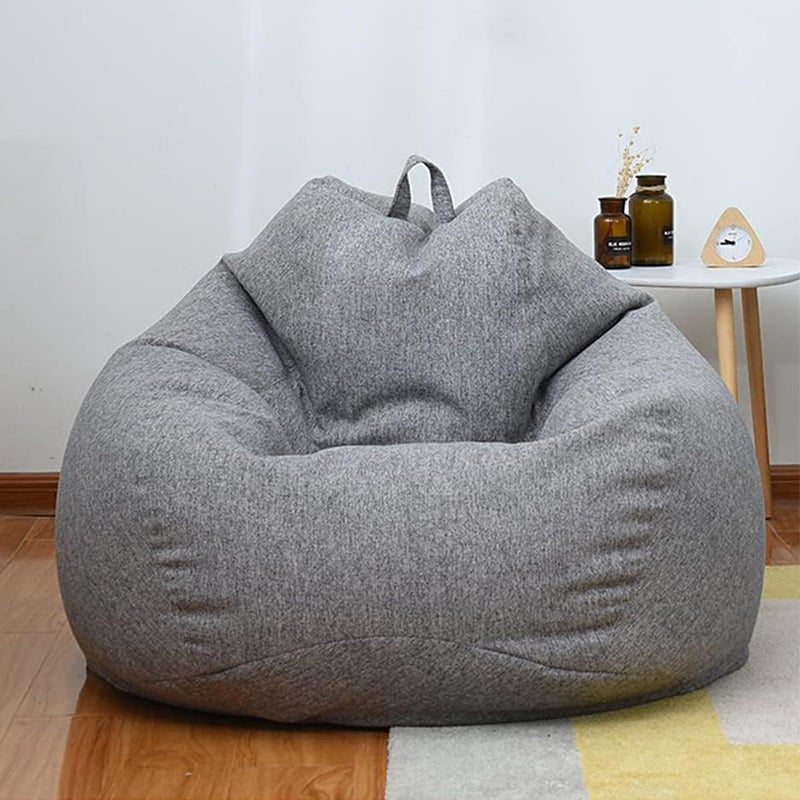 Highdi Bean Bag Chair for Adults, Cover Only (No Filling), Comfort XXL Bean Bags Gaming Giant Bean Bag Chair for Indoor Outdoor Living Room Decor (100 x 120 cm) - Image 1