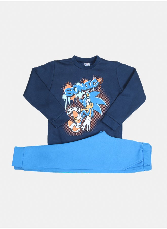 Papillon - Boys' pajamas, two pieces, sweatshirt + pants - Image 1