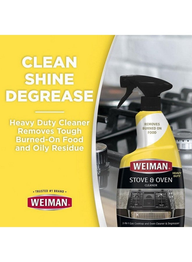 Weiman Heavy Duty Gas Cooktop and Oven Cleaner and Degreaser 710 ml 598 - Image 4