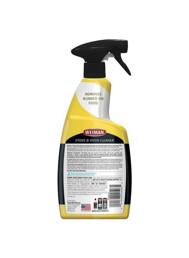 Weiman Heavy Duty Gas Cooktop and Oven Cleaner and Degreaser 710 ml 598 - Image 2