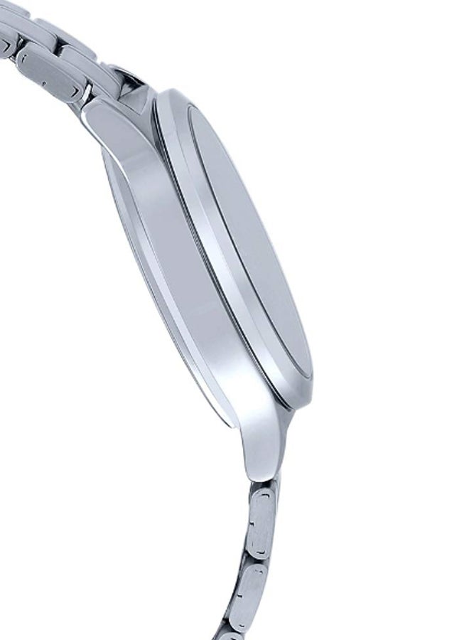 CASIO Women Stainless Steel Round Shape Analog Watch LTP-V300D-1A2UDF - 33 Mm - Silver - Image 4