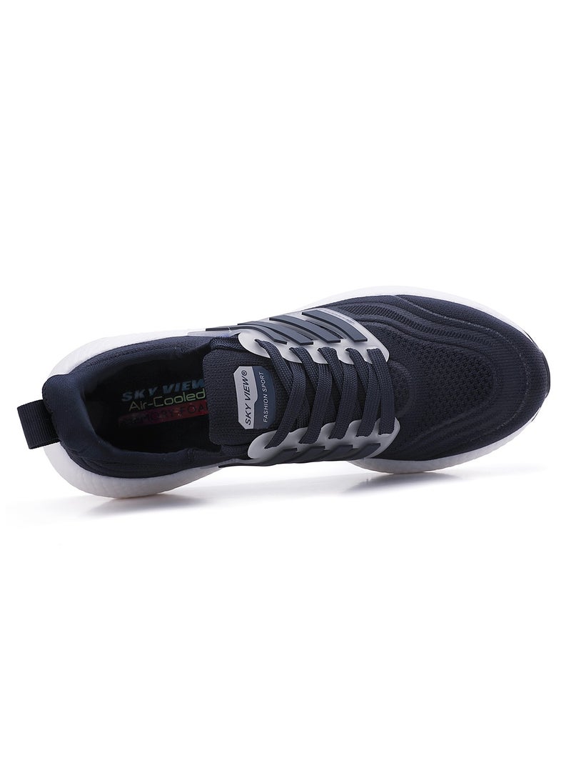 Sky View - SKYVIEW Men's Running Shoes Tennis Fashion Sneakers For Men Walking Slip On Gym Workout Athletic Breathable Jogging Sport Casual Shoes Blue - Image 1