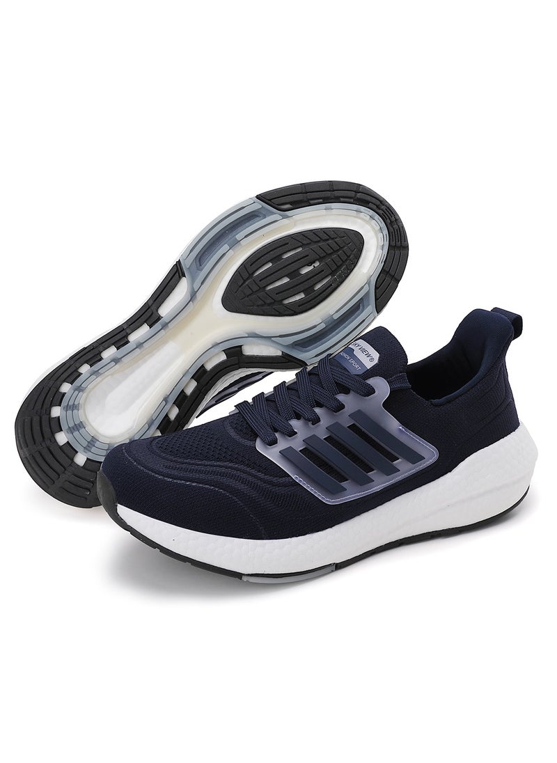 Sky View - SKYVIEW Men's Running Shoes Tennis Fashion Sneakers For Men Walking Slip On Gym Workout Athletic Breathable Jogging Sport Casual Shoes Blue - Image 1