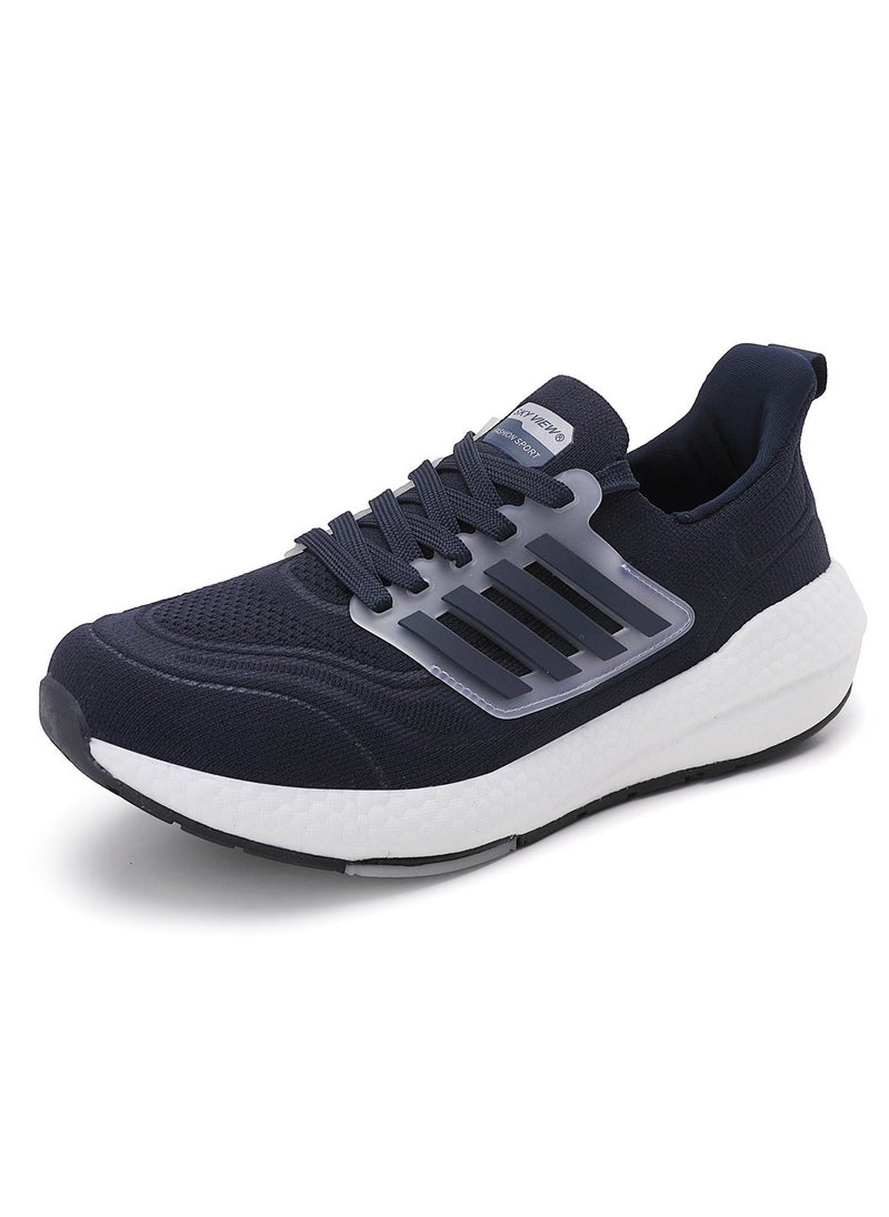 Sky View - SKYVIEW Men's Running Shoes Tennis Fashion Sneakers For Men Walking Slip On Gym Workout Athletic Breathable Jogging Sport Casual Shoes Blue - Image 1