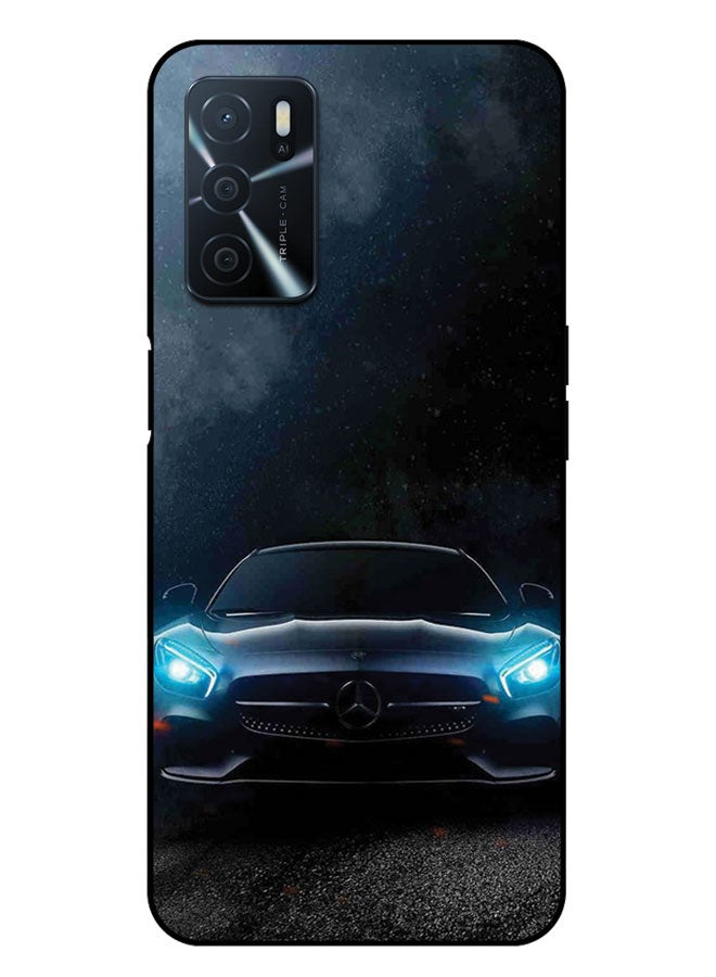 EYE CATCH Printed Protective Case Cover For Oppo A16 -  Mercedes Gold Logo - Image 1