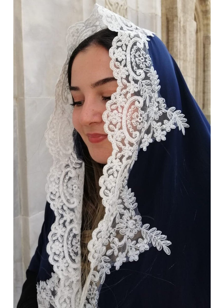 Lady Rio Mevlit Shawl French Lace Mevlit Cover, shawl, baby Mevlidi 