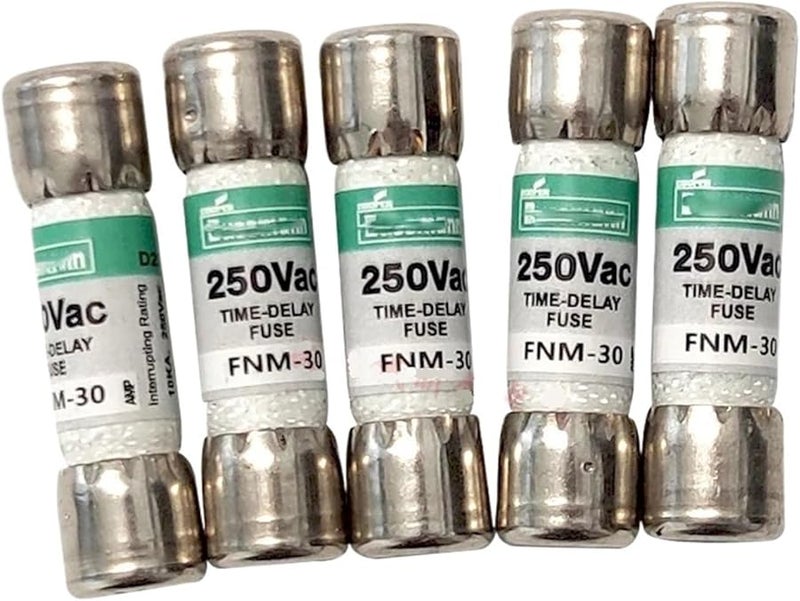 صمام كهربائي FNM 10A 250V فضي، قطعة واحدة، سلسلة FNM - Image 2