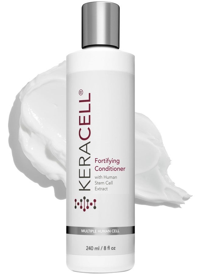 Keracell Fortifying Conditioner - Deep Conditioner for Women & Men with Human Stem Cell Extract - Strengthens, Detangles & Adds Shine for Thinning or Fine Hair - Safe for Color-Treated Hair - 8 oz - Image 1