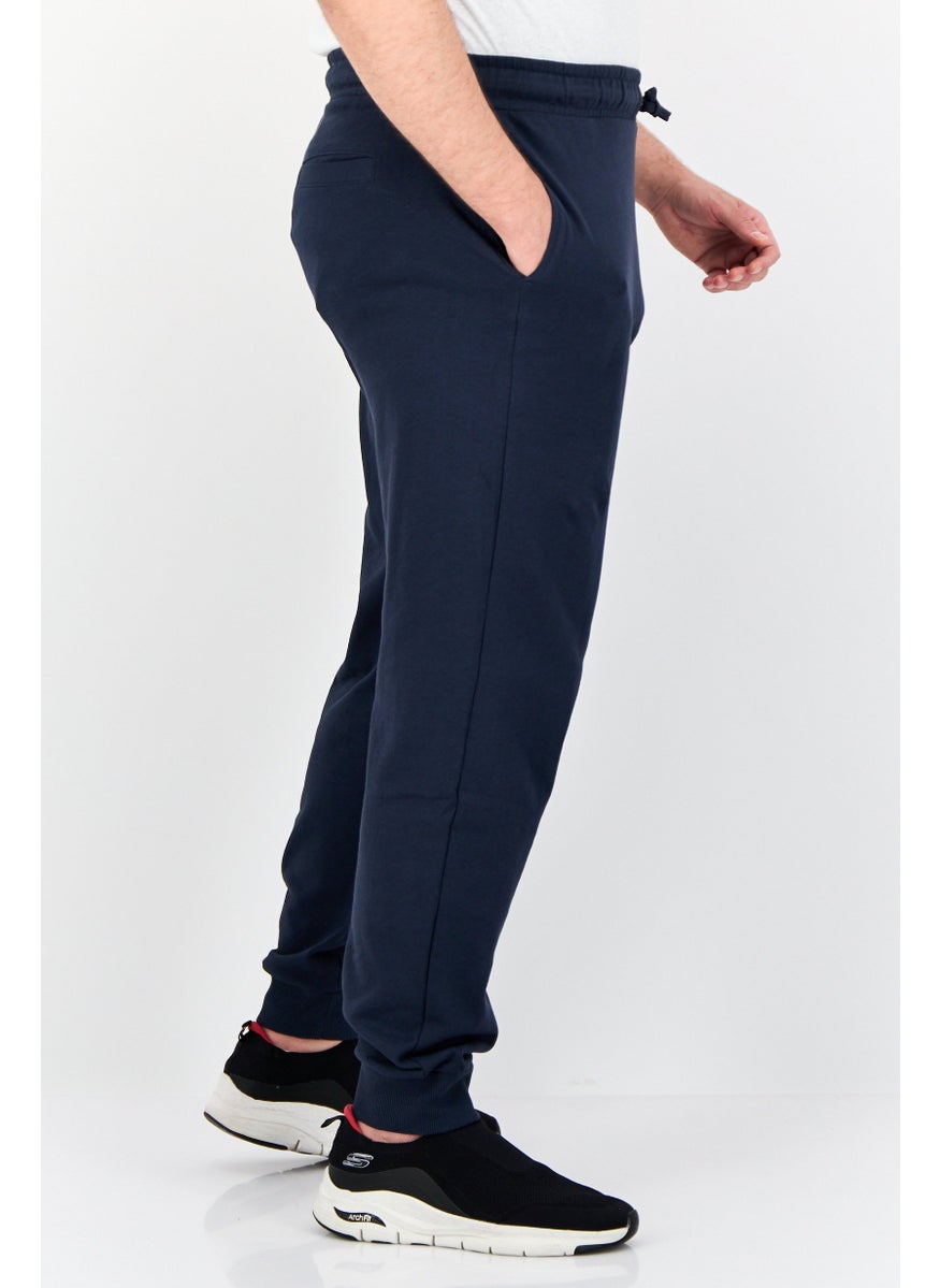Paul Frank - Men Regular Fit Graphic Print Sweatpants, Navy Blue - Image 1