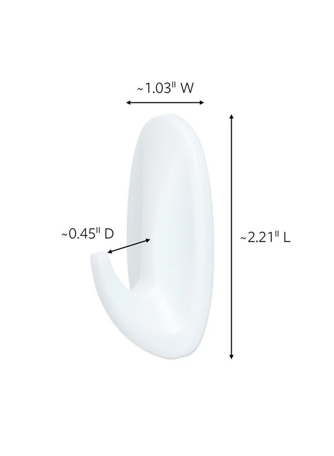 Command Small Hooks with Strips (17082)-white - Image 2