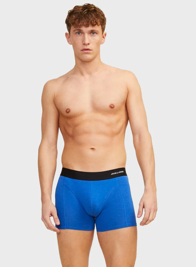 JACK & JONES jaclucas multicolor 3 pack logo band trunks