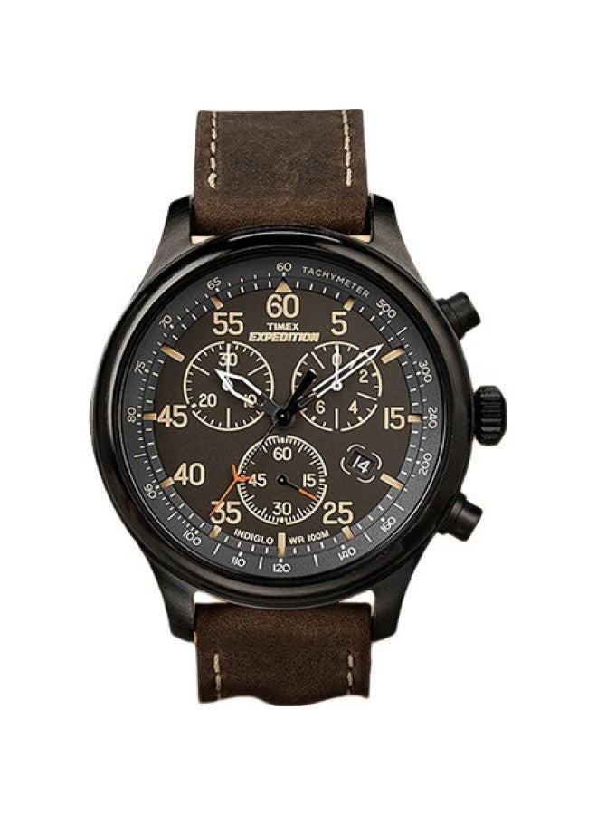 TIMEX ساعة كواتز رياضية خارجية ثلاثية العين للرجال من سلسلة إكسبيديشن، هدية عيد ميلاد T49905 - Image 2