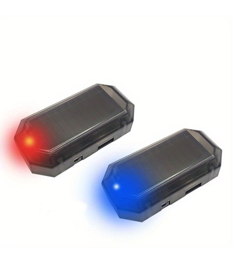 أضواء LED زرقاء مربعة للسيارة داخلية صغيرة لاصقة محمولة متعددة الوظائف - Image 5