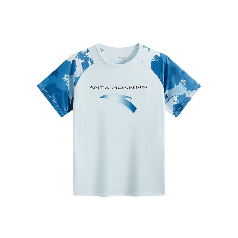 ANTA Kids FlexAir Running Tee – Stretchy Quick-Dry Summer Sports T-Shirt - Image 2