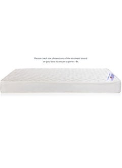 AL WADI FURNITURE AWF AL WADI FURNITURE Single Hybrid Bonnel Spring Mattress Series for Bed Breathable Foam,Jacquard Quilted Fabric - Medium Firm Feel, Spine Support, 90W x 190L x 20H cm, WHITE  - Image 4