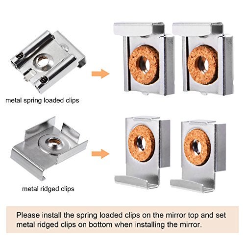 CRL E-Z Mount Mirror Clip Set - Image 3