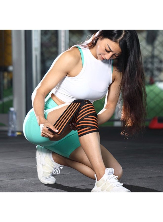 SportQ 2 Pack Knee Wraps for Weightlifting Workout - Image 5