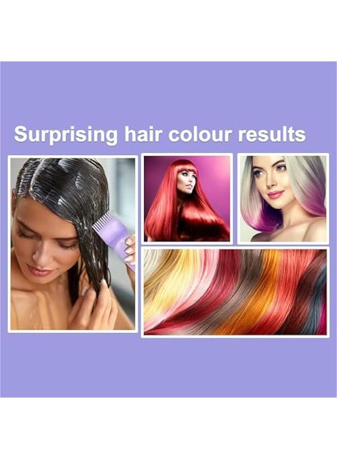 Generic Hair Dye Bottle- Hair Styling Tools| Hair Dyeing Bottle Brush | Applicator Comb Scalp Hairdressing Coloring Styling Tool| Hair Color Bottle Applicator With Graduated Brush| Applicator Tool - Image 3