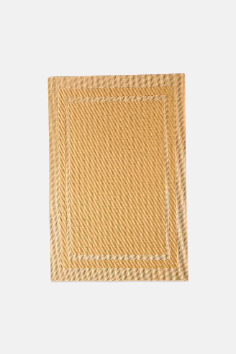 YOTO 6 Pieces Table Mats, Gold - Image 2