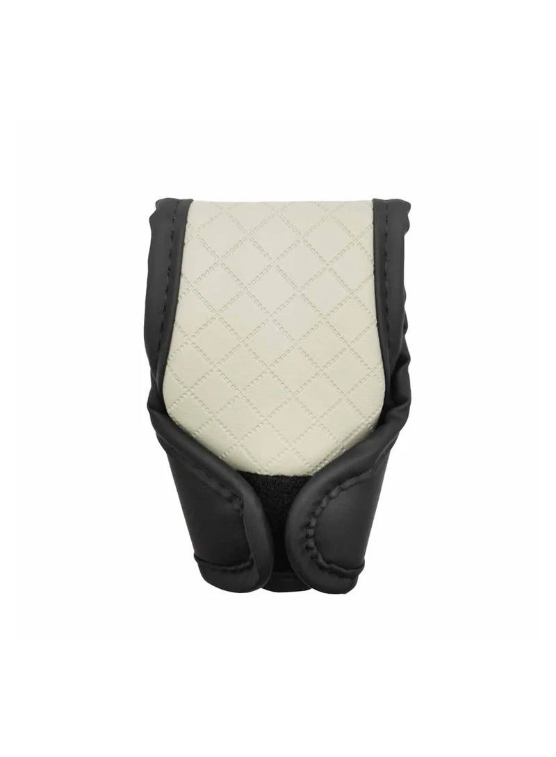 ROCA Gear knob Cover High Grade PU Leather For Automatic Car Gear Shift knob Cover - Image 2